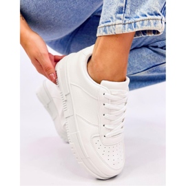 Clemons Allwhite women's sneakers - Inello 2