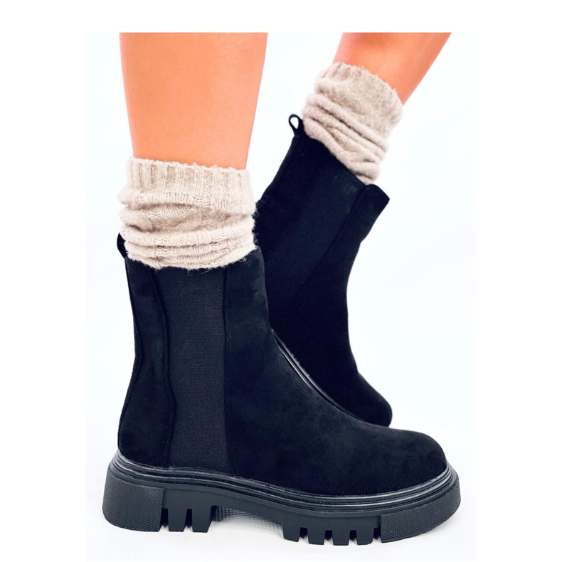 Swanson Black high-top Chelsea boots - Inello 1