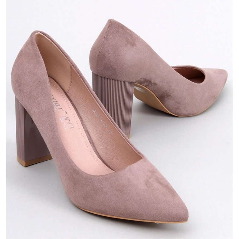 Annette Khaki stiletto pumps - Inello brown 1 Annette Khaki stiletto pumps - Inello brown 1