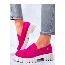 Chandra Peach platform moccasins - Inello pink 1