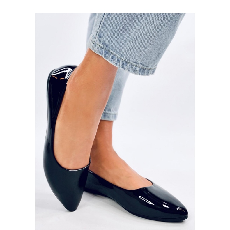Xants Black patent ballet flats - Inello 2