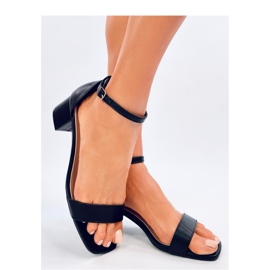 Bronx Black high-heeled sandals - Inello 1