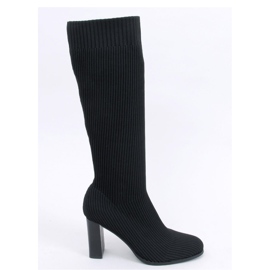 Claudia Black high-heeled sock boots - Inello 1