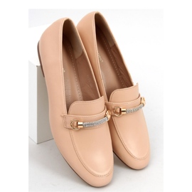 Gessa Kaki women's moccasins - Inello beige 1