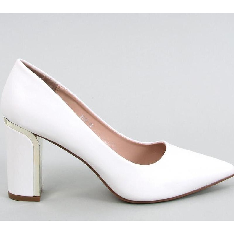Laurents White heel pumps - Inello 1