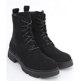 Zoe Black lace-up workers - Inello 1