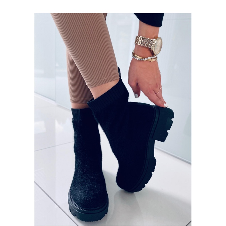 Roanna Black sock boots - Inello 1