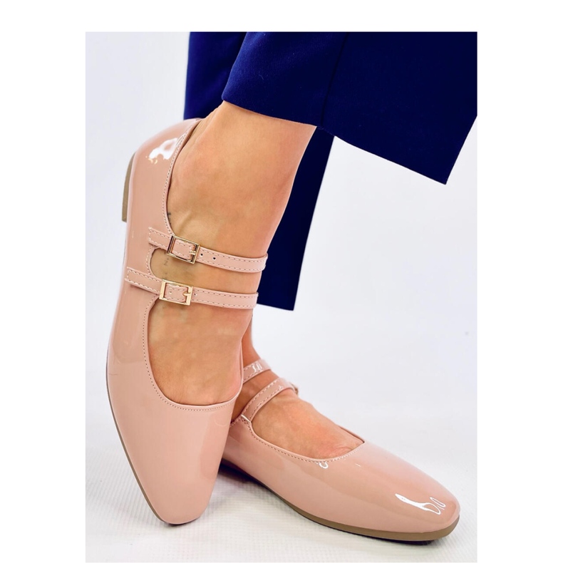 Patent Mary Jane Liths Nude ballet flats - Inello pink 1