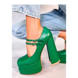 Loit Green platform pumps - Inello 1