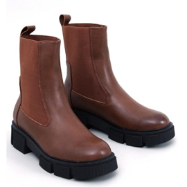 Women's Sneed Camel Chelsea boots - Inello brown 1