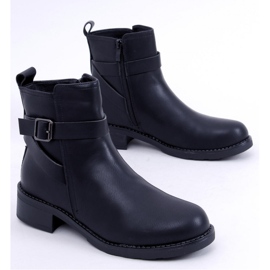 Rubio Black women's grain Chelsea boots - Inello 1
