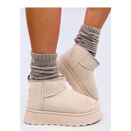 Rodmans Beige - Inello short platform shoes 1