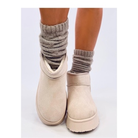 Rodmans Beige - Inello short platform shoes 2