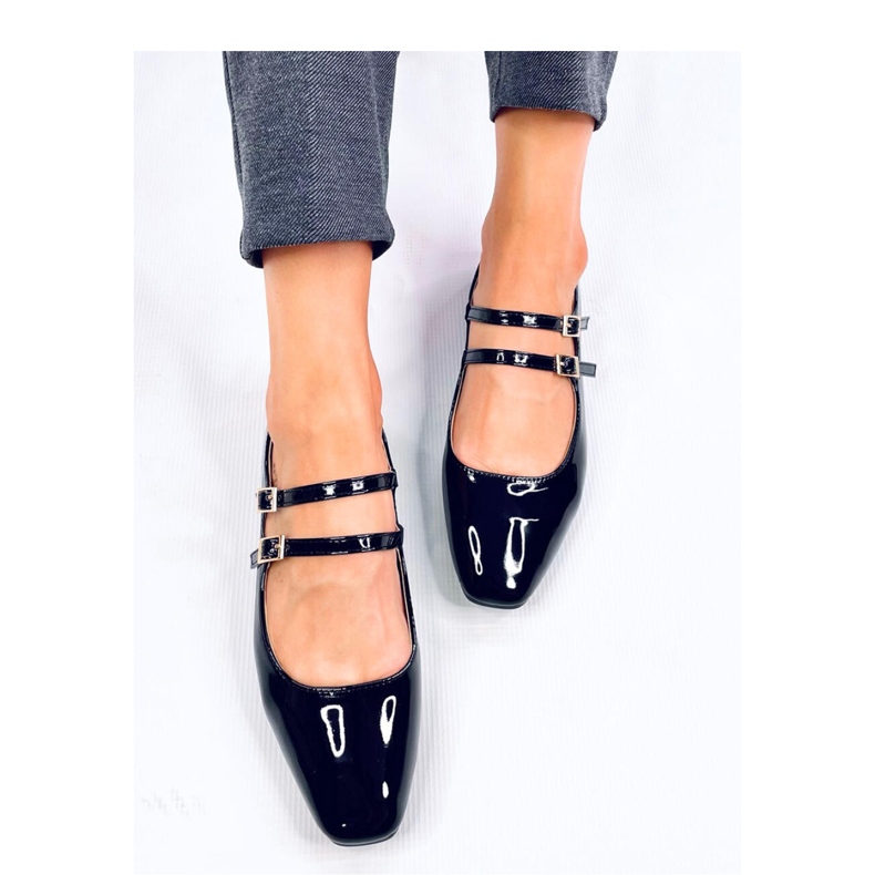 Patent Mary Jane Liths Black ballet flats - Inello 1 Patent Mary Jane Liths Black ballet flats - Inello 1