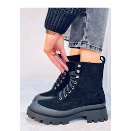 Demps Black trekking boots - Inello 1