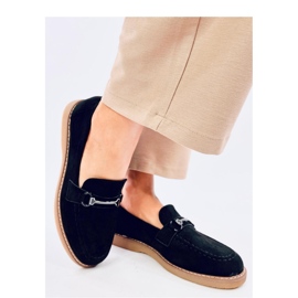 Women's suede moccasins States Black - Inello 1