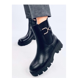 Regane Black high-top Chelsea boots - Inello 2