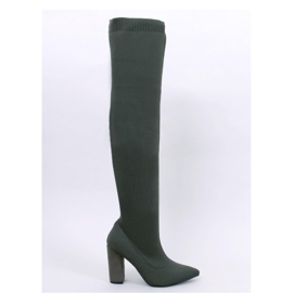 Elastic high-heeled musketeers Veronica Green - Inello 1