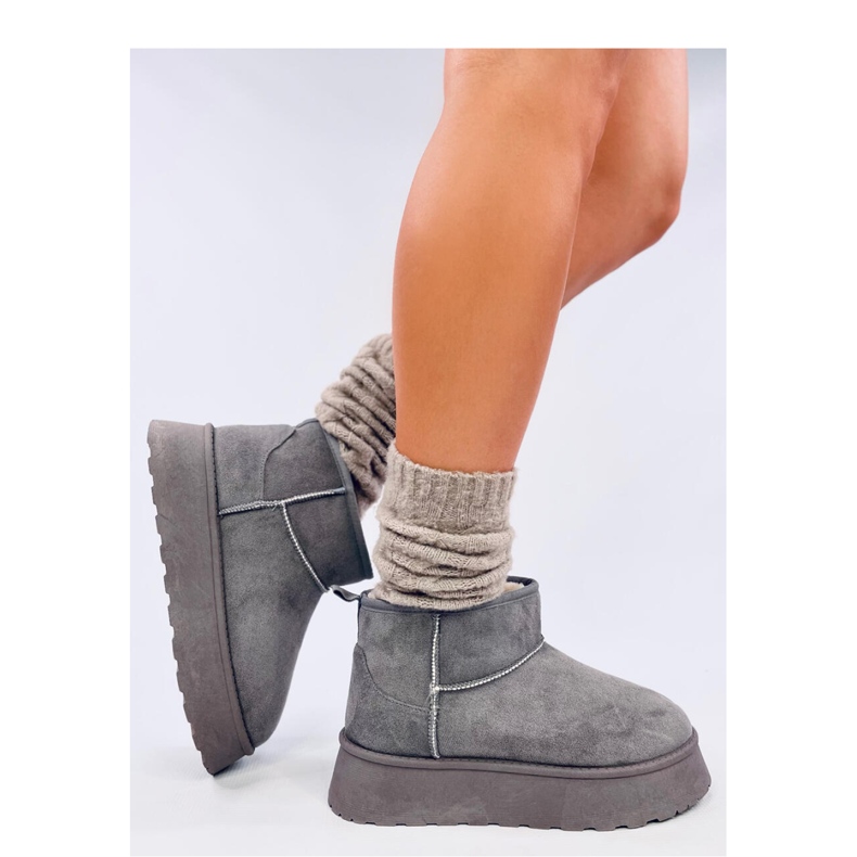 Rodmans Gray short platform shoes - Inello grey 1