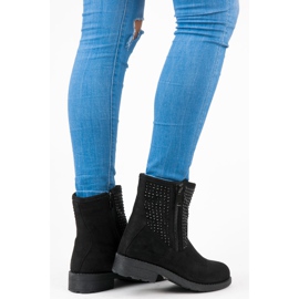 Abloom Autumn Suede Boots black 1