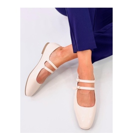 Patent Mary Jane Liths Beige ballet flats - Inello 1