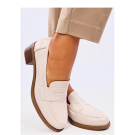 Sylvai Beige wide heel pumps - Inello 1