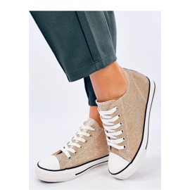 Foss Golden wedge sneakers - Inello yellow 1