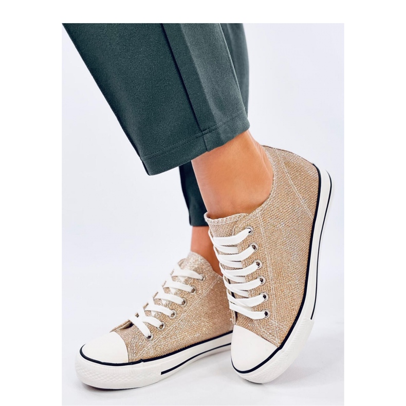 Foss Golden wedge sneakers - Inello yellow 1