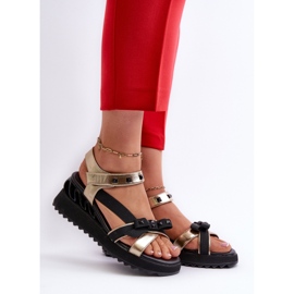 Sandals Model Da CR956 Gold - Step in style yellow 1