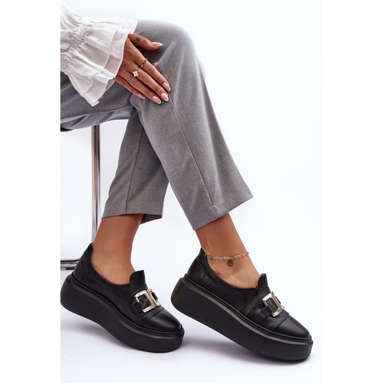 Shoes Model Lewski 3398/2 Black - Step in style 1