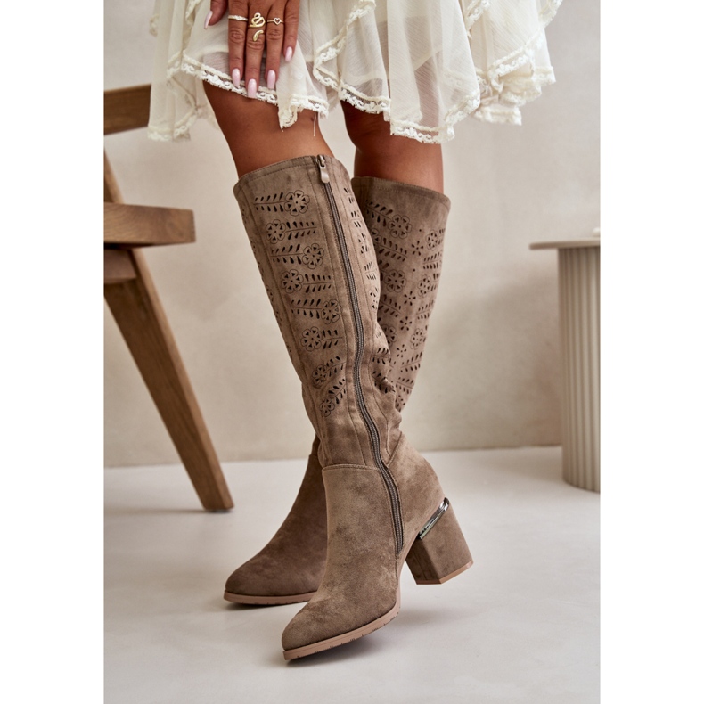 Boots Model Vinceza 16443 Dark Beige - Step in style 2