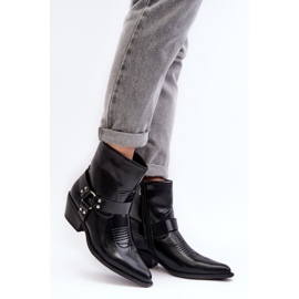 Boots Model Venosa 9369 Black - Step in style 1