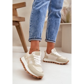 Sports Shoes Model Mialunae YH30 Beige - Step in style 1