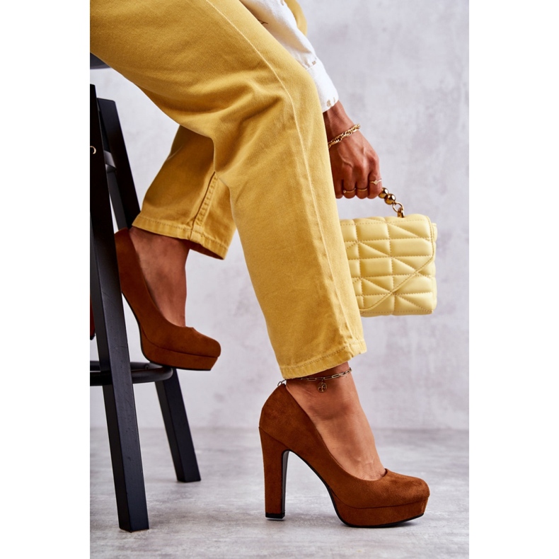 Pumps Model Soro M115 Camel Suede - Step in style brown 1