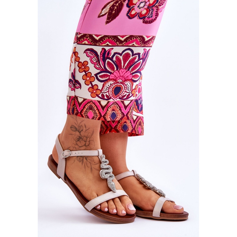 Sandals Model S.Barski KV-5541-42 Beige - Step in style 2