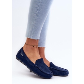 Moccasins Model Amrutia DF937 Navy - Step in style 1