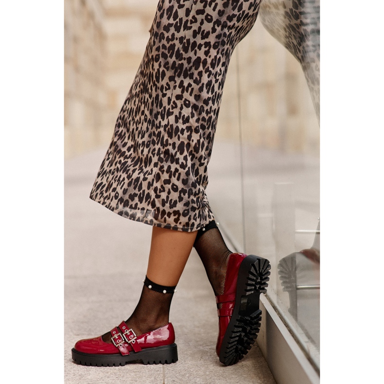 Shoes Model Terione 3231 Bordo - Step in style red 1