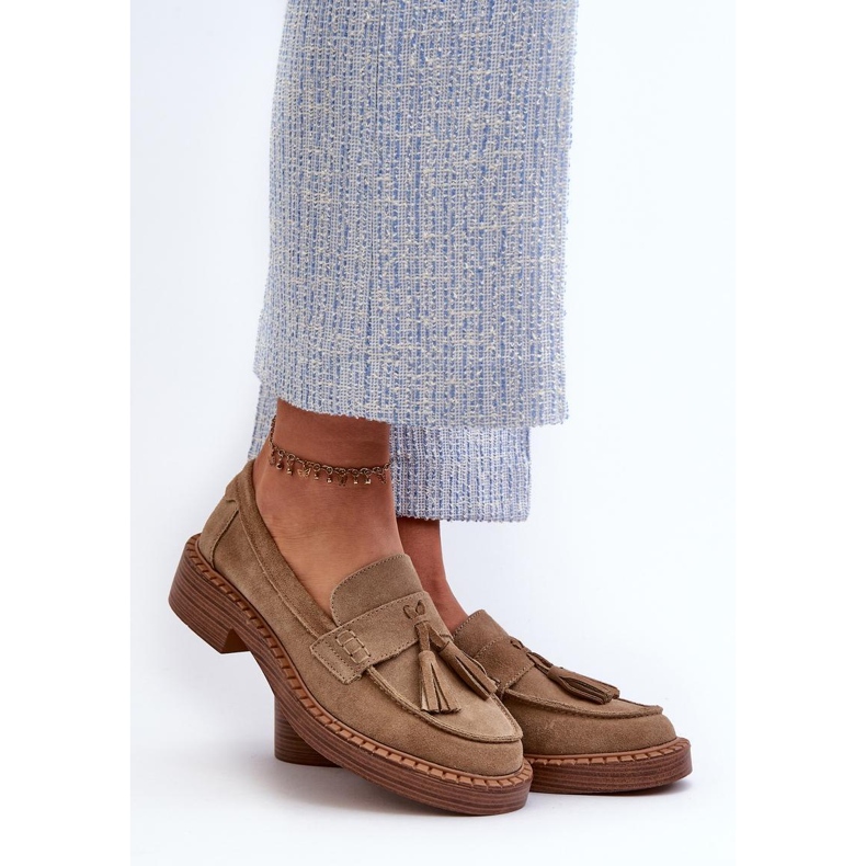 Moccasins Model Da TW107 Brown - Step in style 1