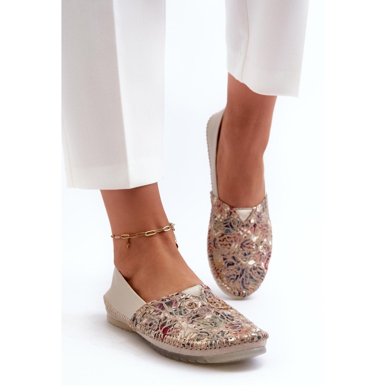 Ballet flats Model Maciejka 1930B-04 Beige - Step in style 1