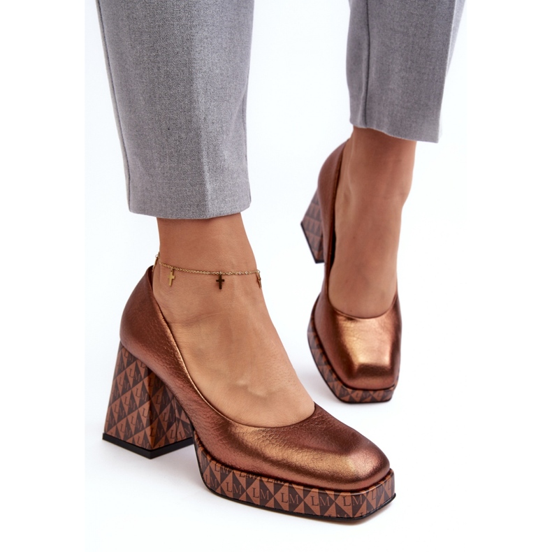 Pumps Model Laura Messi 259/819-821 Copper - Step in style brown 1