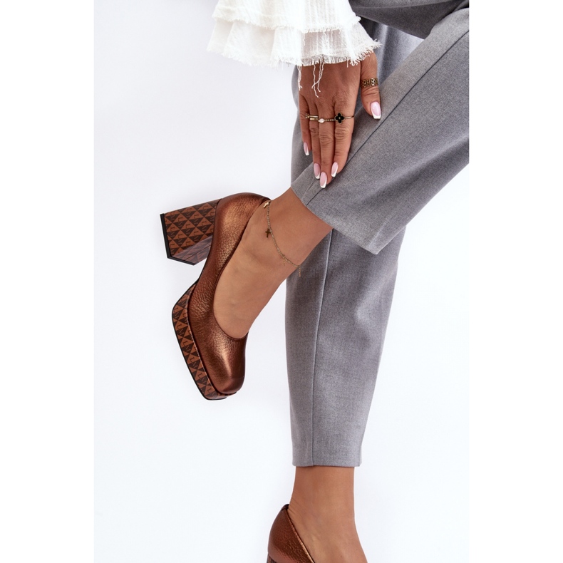 Pumps Model Laura Messi 259/819-821 Copper - Step in style brown 2