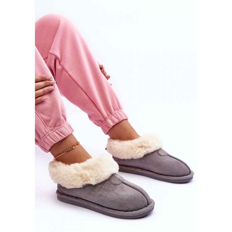 Slippers Model Lanoze EV-58 Gray - Step in style grey 1