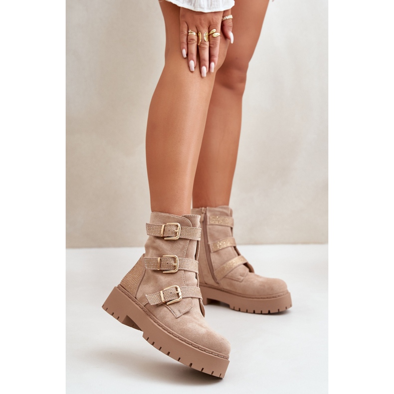 Boots Model Tiaeliana HB-276 Beige - Step in style 1