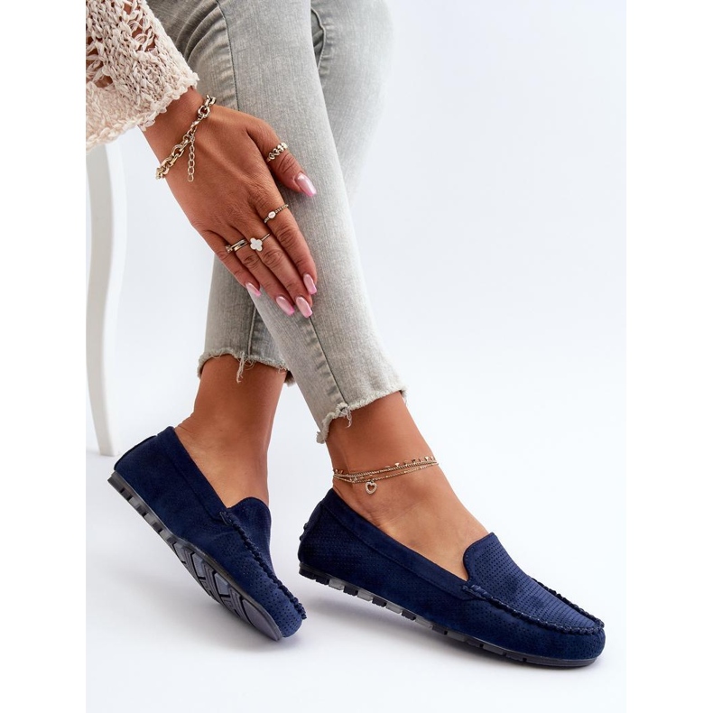 Moccasins Model Ranica 24PB02-7669 Navy - Step in style 1