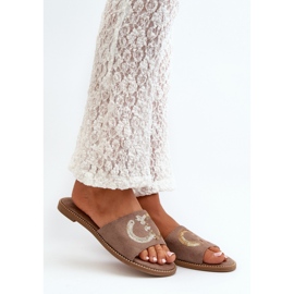 Sandal Flip-flops Model S.Barski KV27-052 Brown - Step in style 1