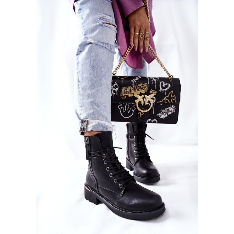 Worker boots Model Maisa 21BT35-4226 Green - Step in style black 1