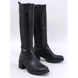 Theisen Black low-heeled boots 1 Theisen Black low-heeled boots 1