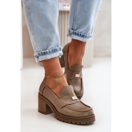 Shoes Model Zazoo 20168 Dark Beige - Step in style 1