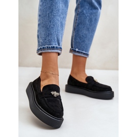 Moccasins Model Erithine 6680 Black - Step in style 1