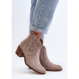 Boots Model Zazoo 3426 Cappuccino - Step in style beige 1